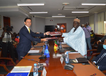 Signing ceremony of the financing agreement of the thir...
