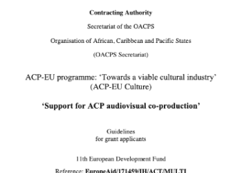 EU Call – Support for ACP audiovisuel co-production